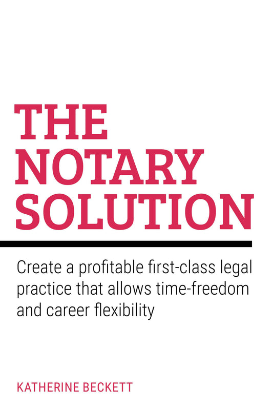 Cover image for The Notary Solution, isbn: 9781781338360