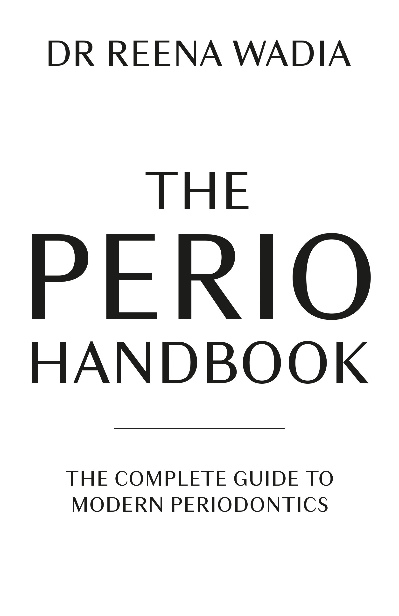 Cover image for The Perio Handbook, isbn: 9781781338865