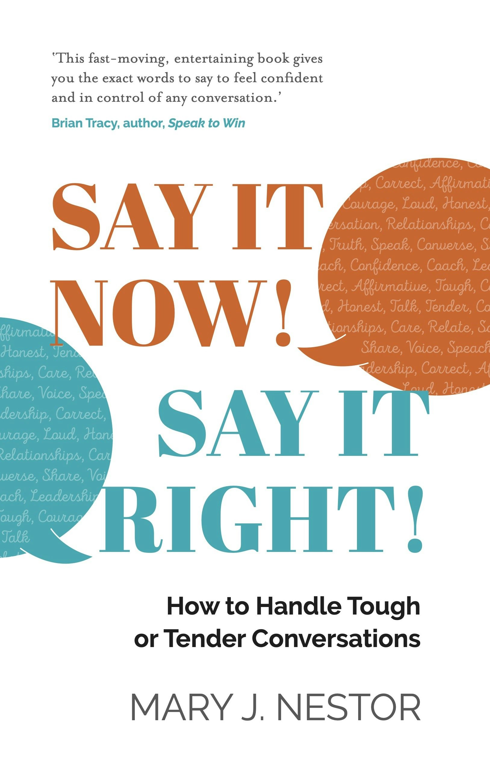 Cover image for SAY IT NOW! SAY IT RIGHT!, isbn: 9781784529420